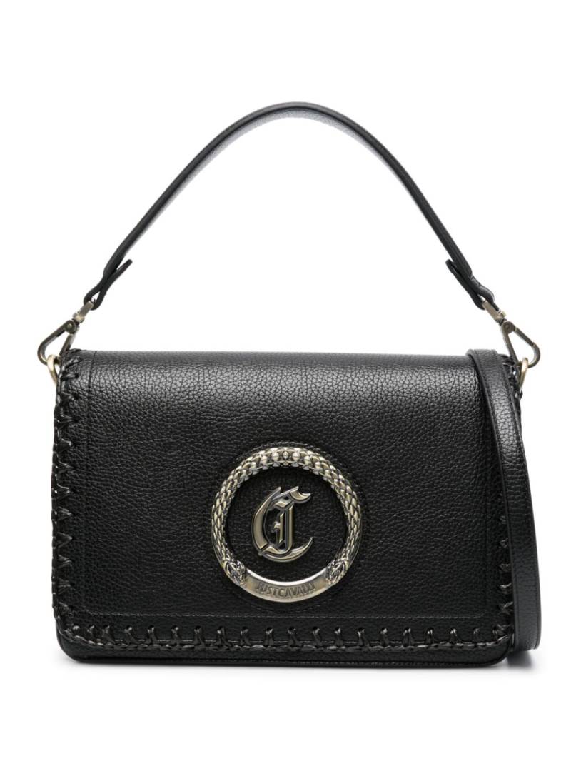 Just Cavalli logo-plaque tote bag - Black von Just Cavalli