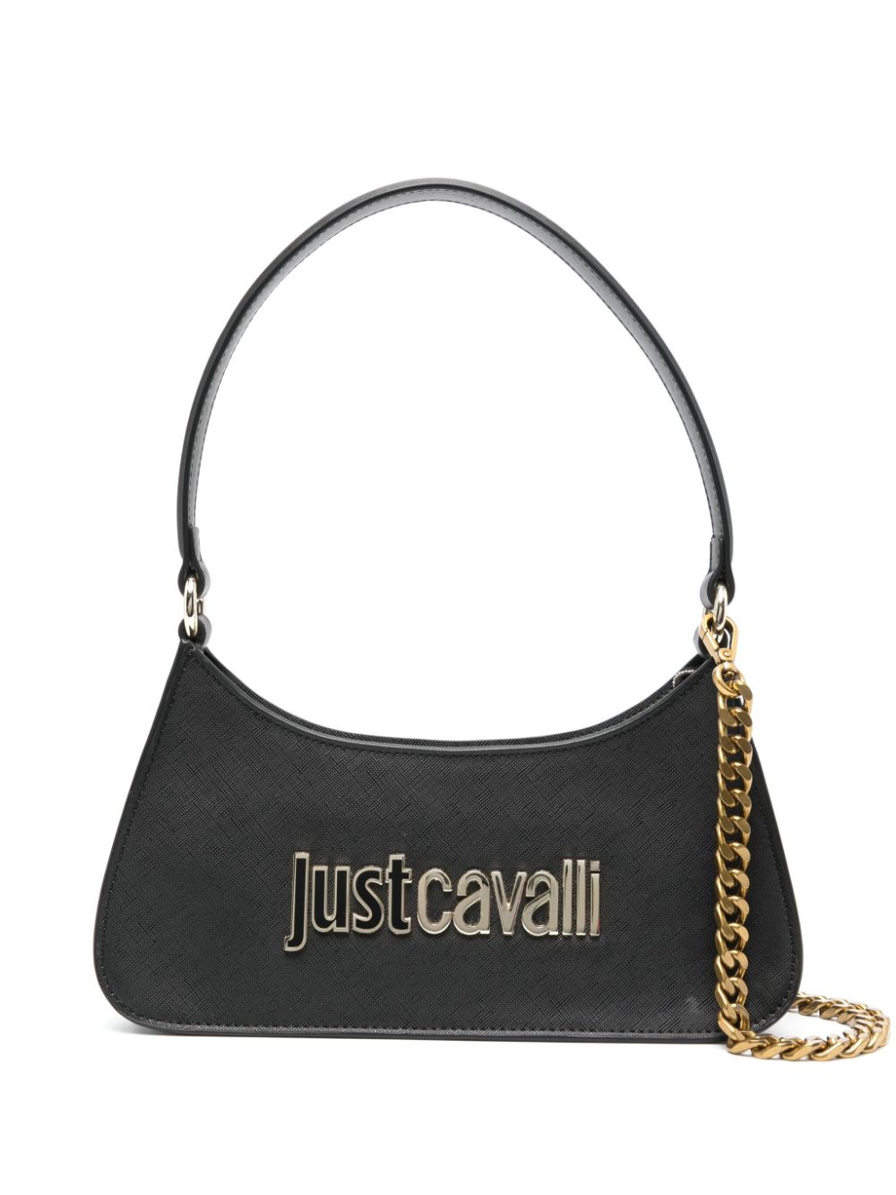 Just Cavalli logo-plaque tote bag - Black von Just Cavalli