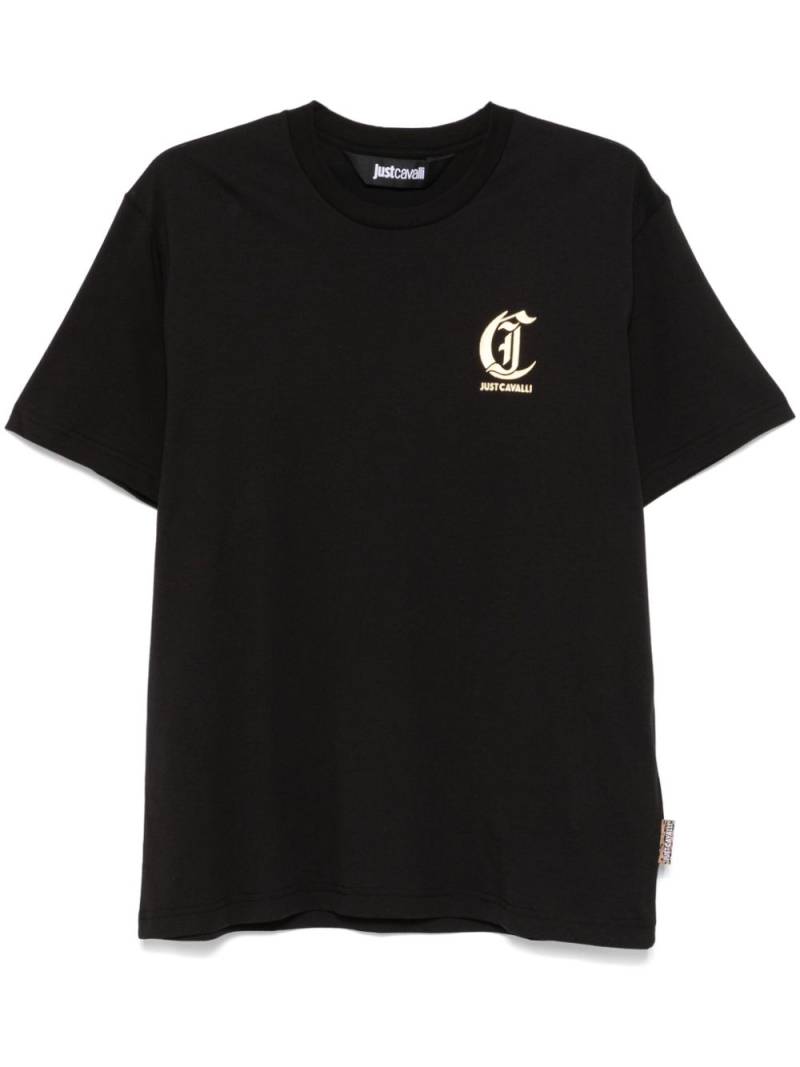 Just Cavalli logo-print T-shirt - Black von Just Cavalli