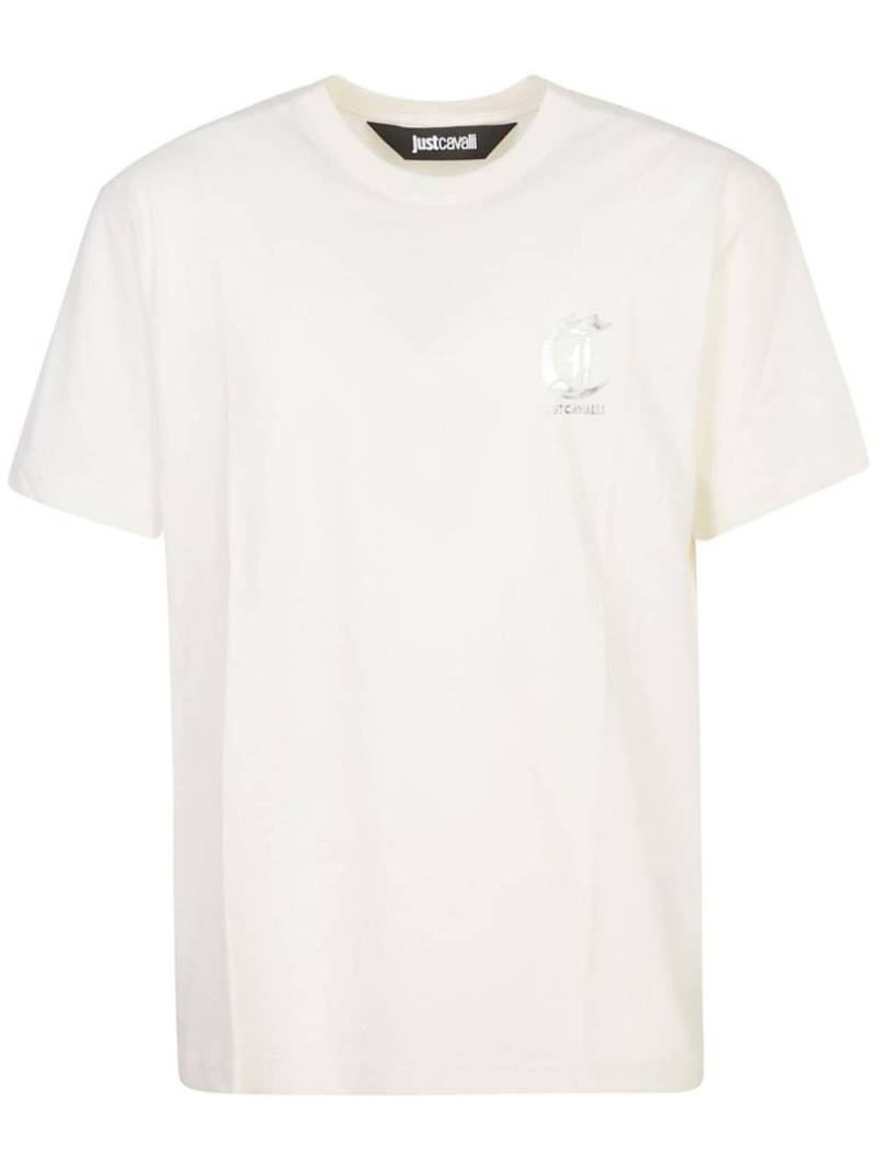 Just Cavalli logo-print T-shirt - White von Just Cavalli