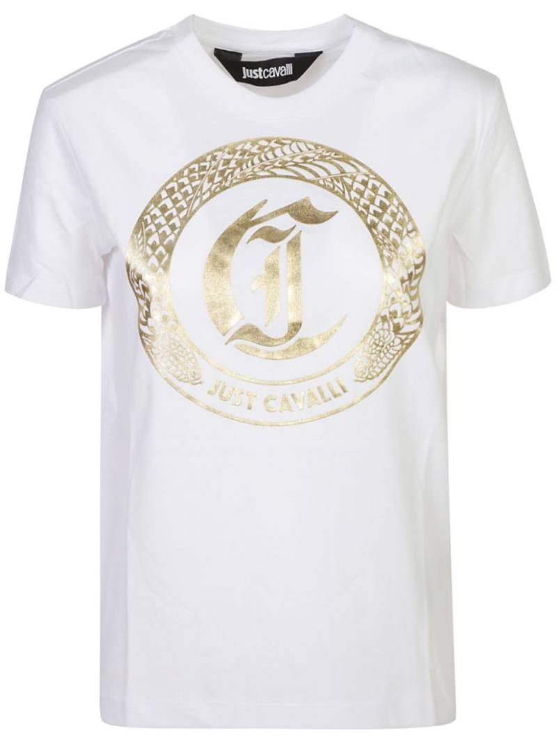 Just Cavalli logo-print T-shirt - White von Just Cavalli