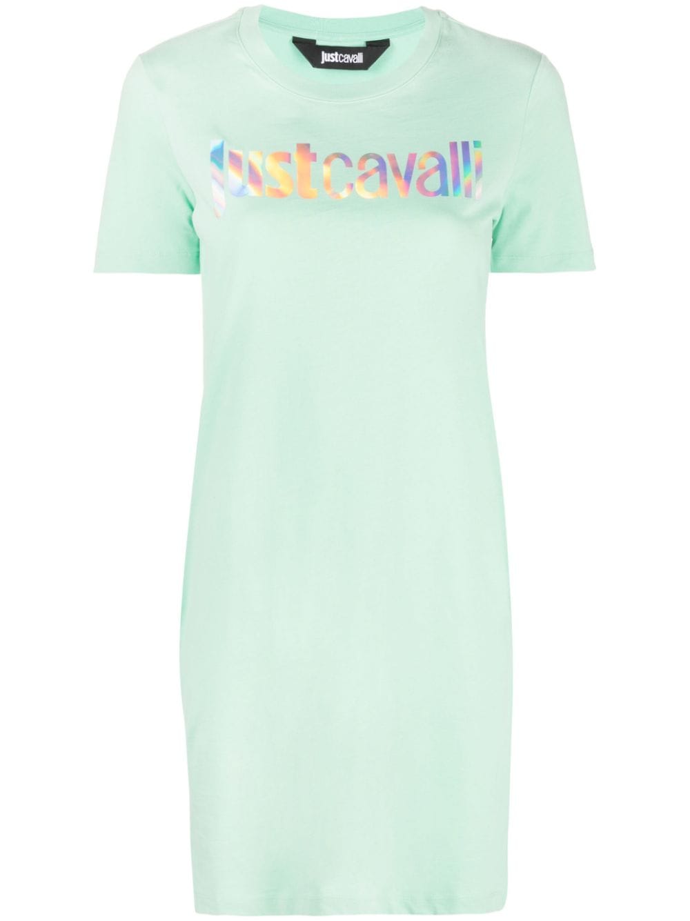 Just Cavalli logo print T-shirt dress - Green von Just Cavalli