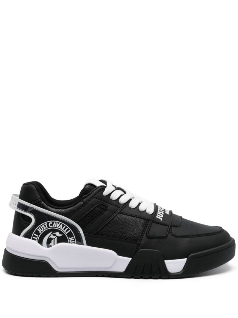 Just Cavalli logo-strap chunky sneakers - Black von Just Cavalli