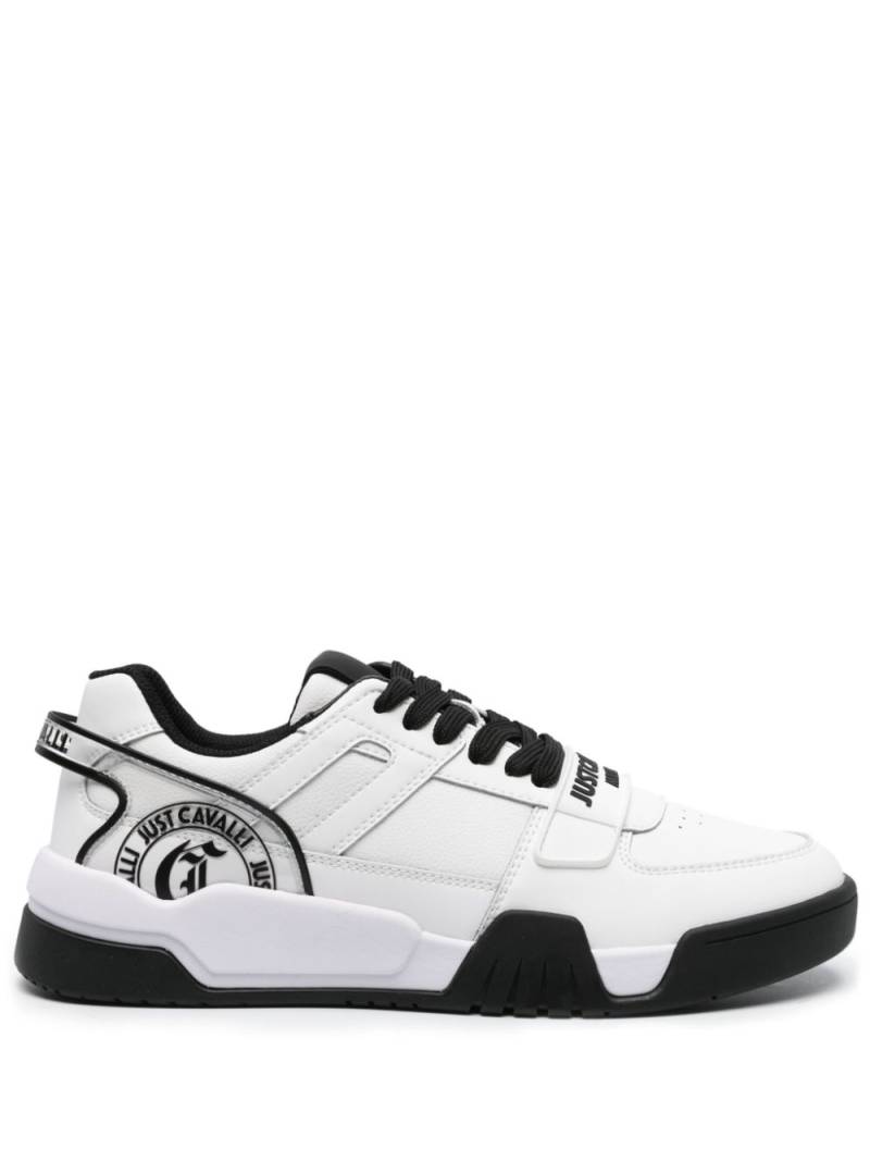 Just Cavalli logo-strap chunky sneakers - White von Just Cavalli