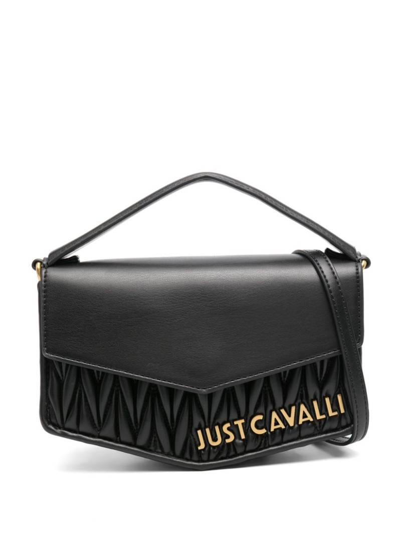 Just Cavalli matelassé-effect tote bag - Black von Just Cavalli