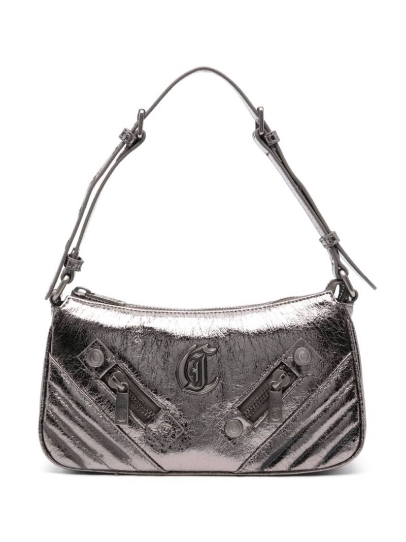 Just Cavalli metallic-finish shoulder bag - Silver von Just Cavalli