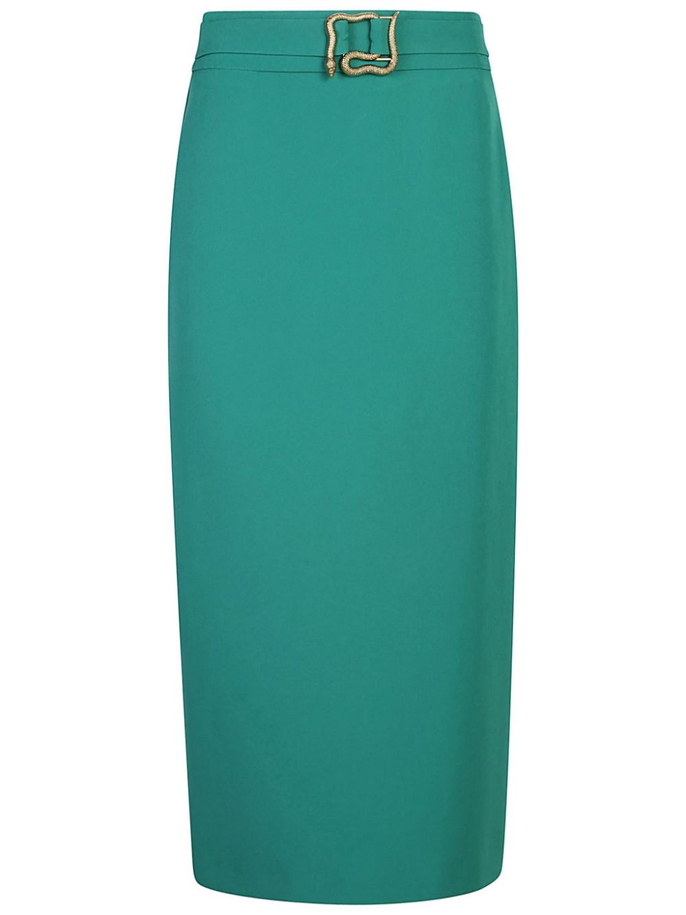 Just Cavalli snake-buckle pencil skirt - Green von Just Cavalli