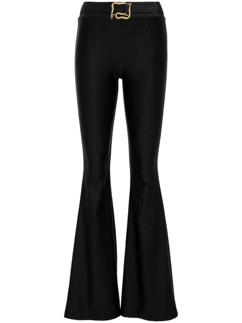 Just Cavalli snake-buckle trousers - Black von Just Cavalli