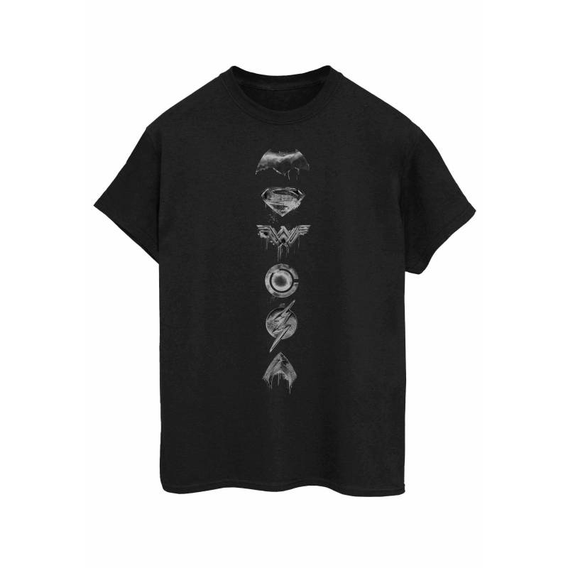 Tshirt Herren Schwarz L von Justice League