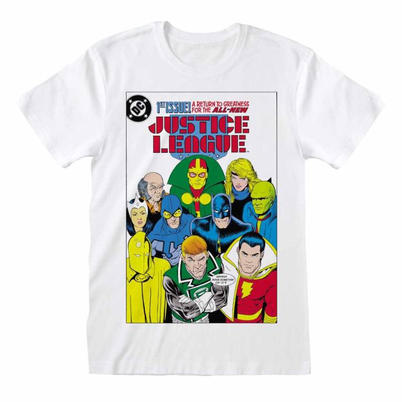 Tshirt Herren Weiss S von Justice League