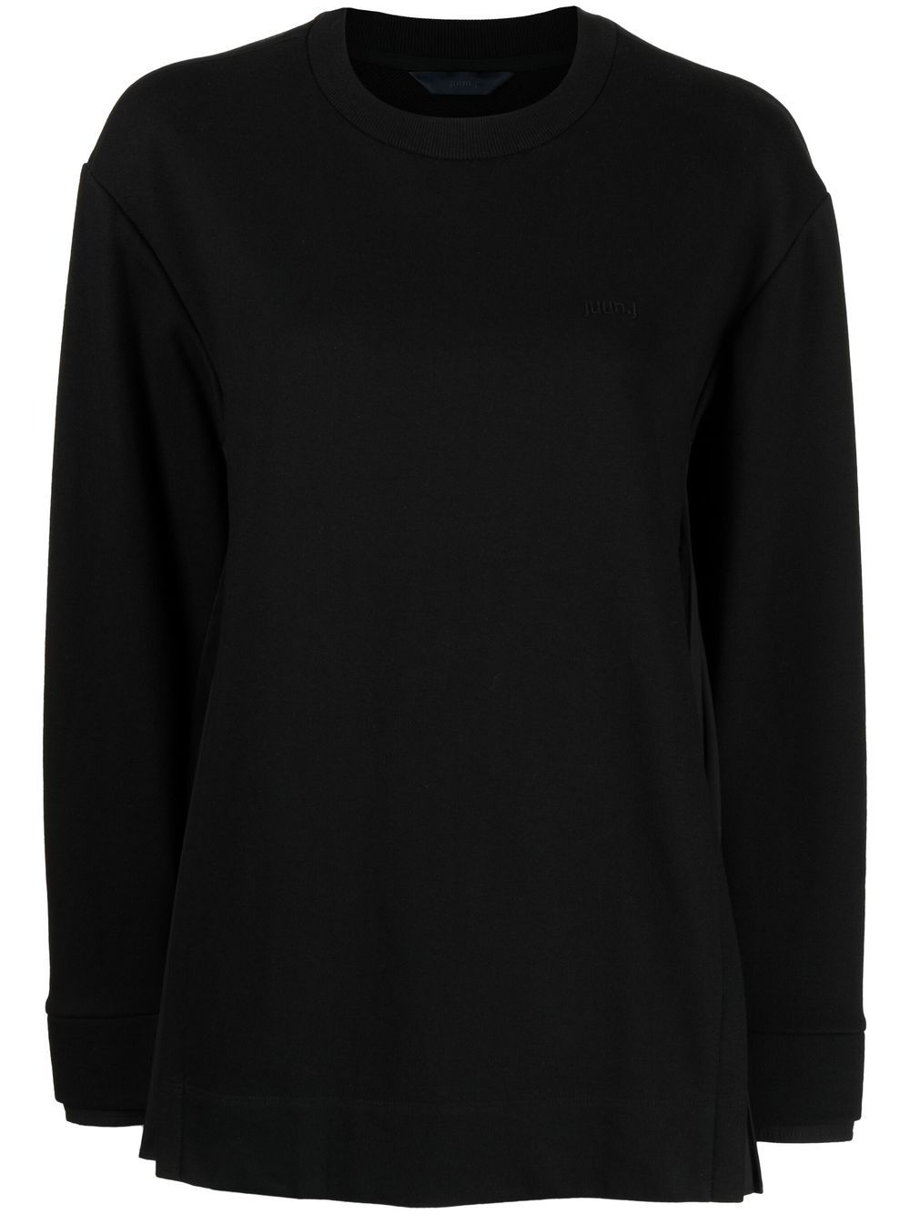 Juun.J crew-neck knitted jumper - Black von Juun.J