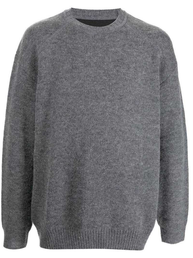 Juun.J crew neck wool sweater - Grey von Juun.J