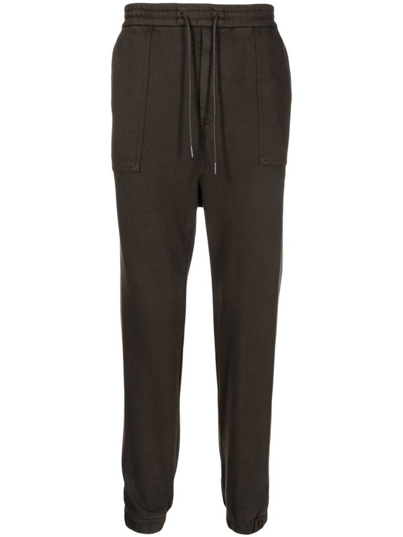 Juun.J elasticated-waist cotton track pants - Brown von Juun.J