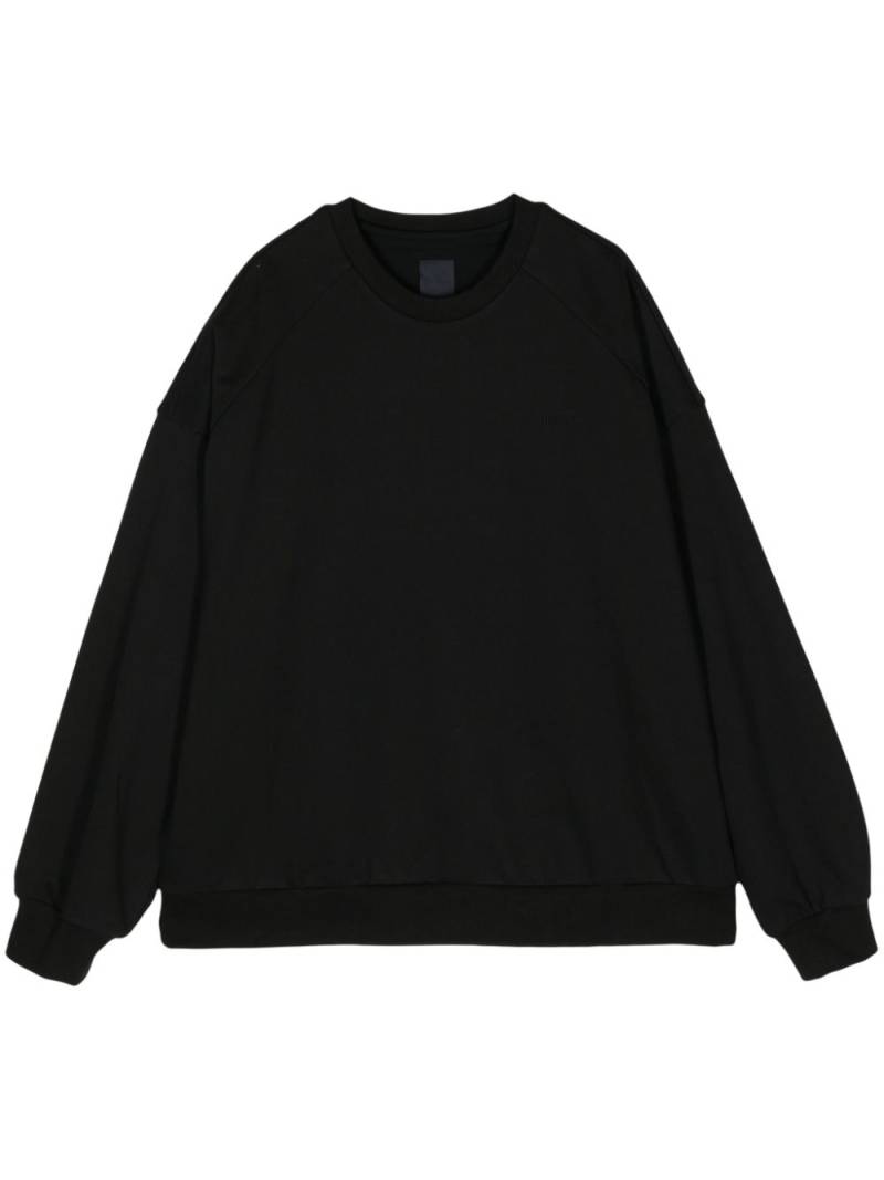 Juun.J embroidered-motif cotton sweatshirt - Black von Juun.J