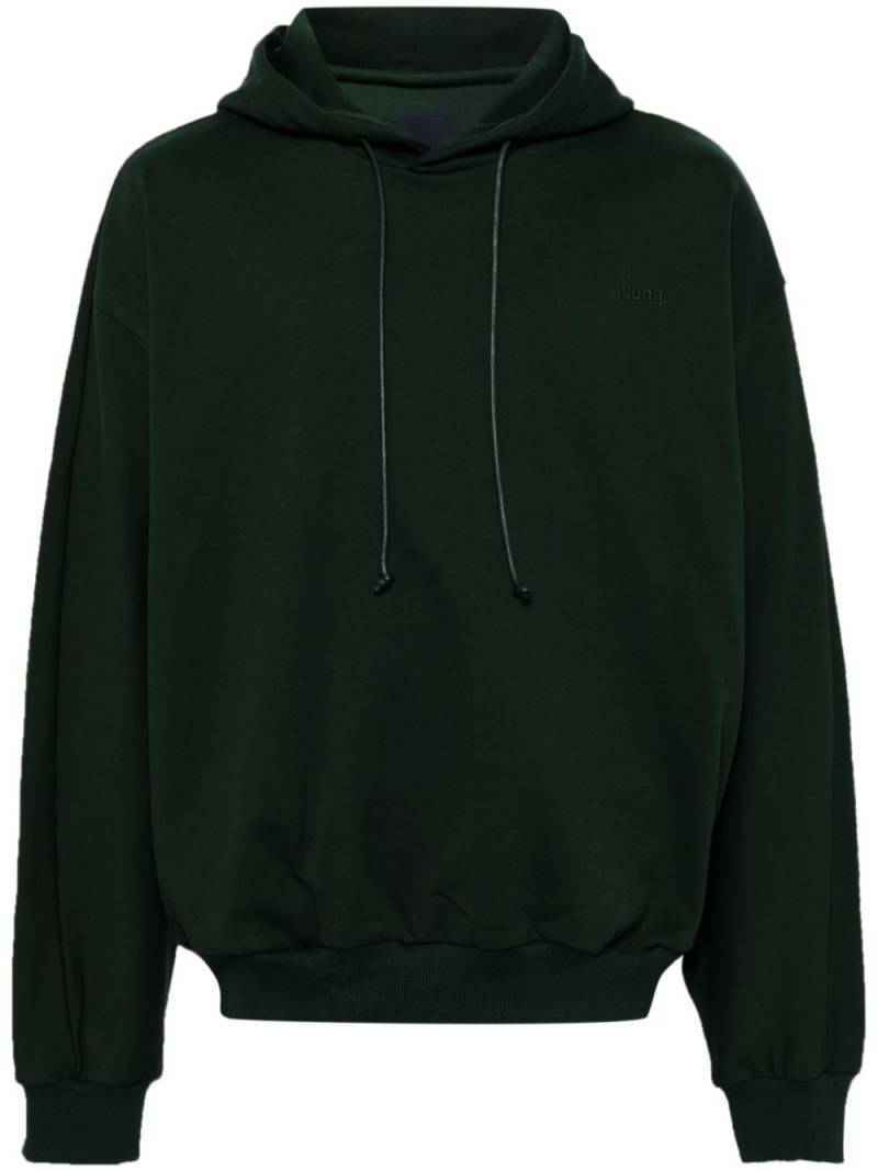 Juun.J essential jersey hoodie - Green von Juun.J