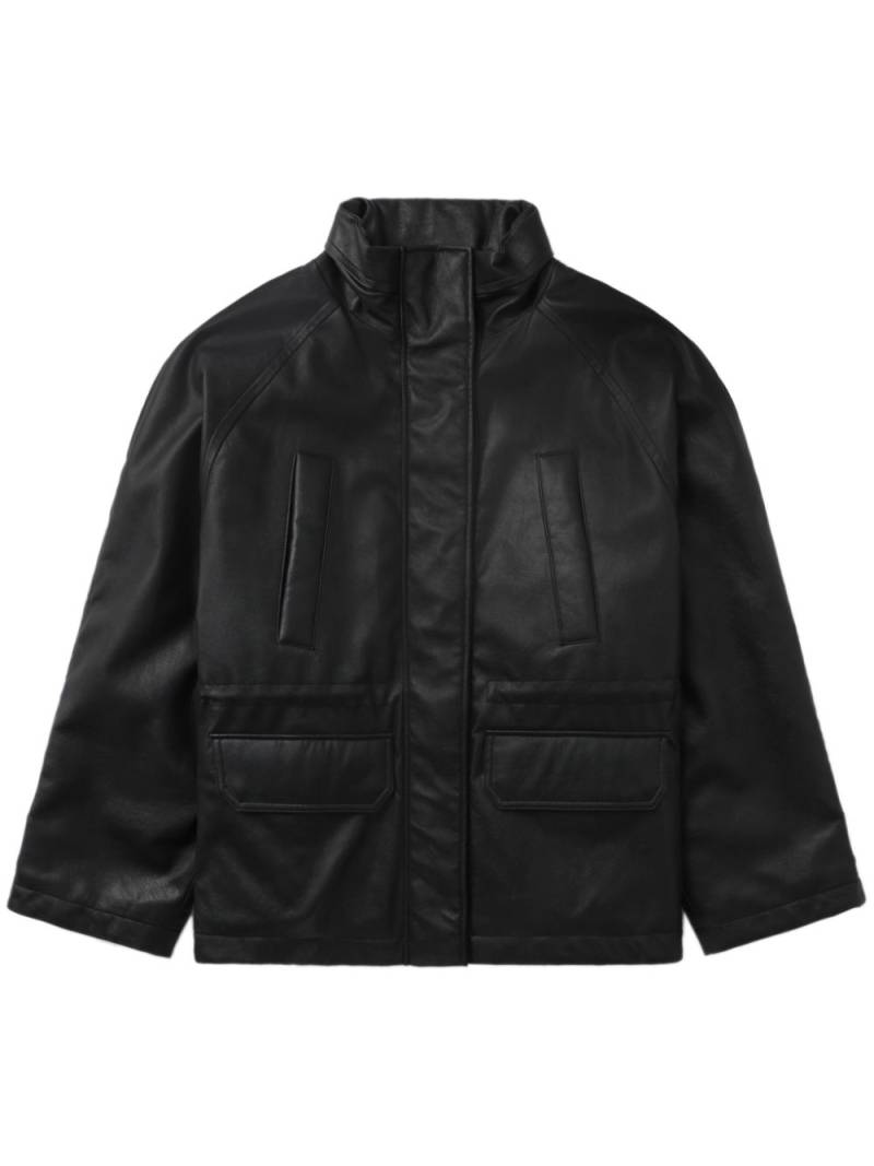 Juun.J faux-leather jacket - Black von Juun.J