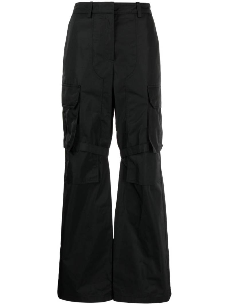 Juun.J high-waisted cargo trousers - Black von Juun.J