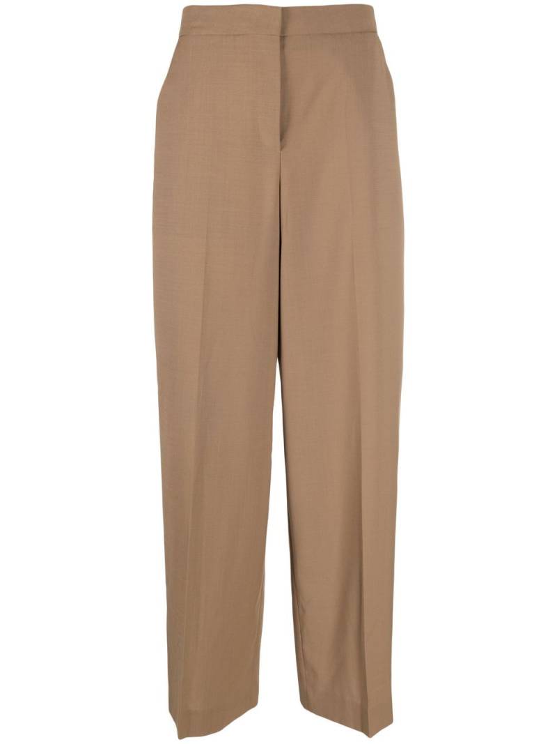 Juun.J high-waisted straight-leg trousers - Neutrals von Juun.J