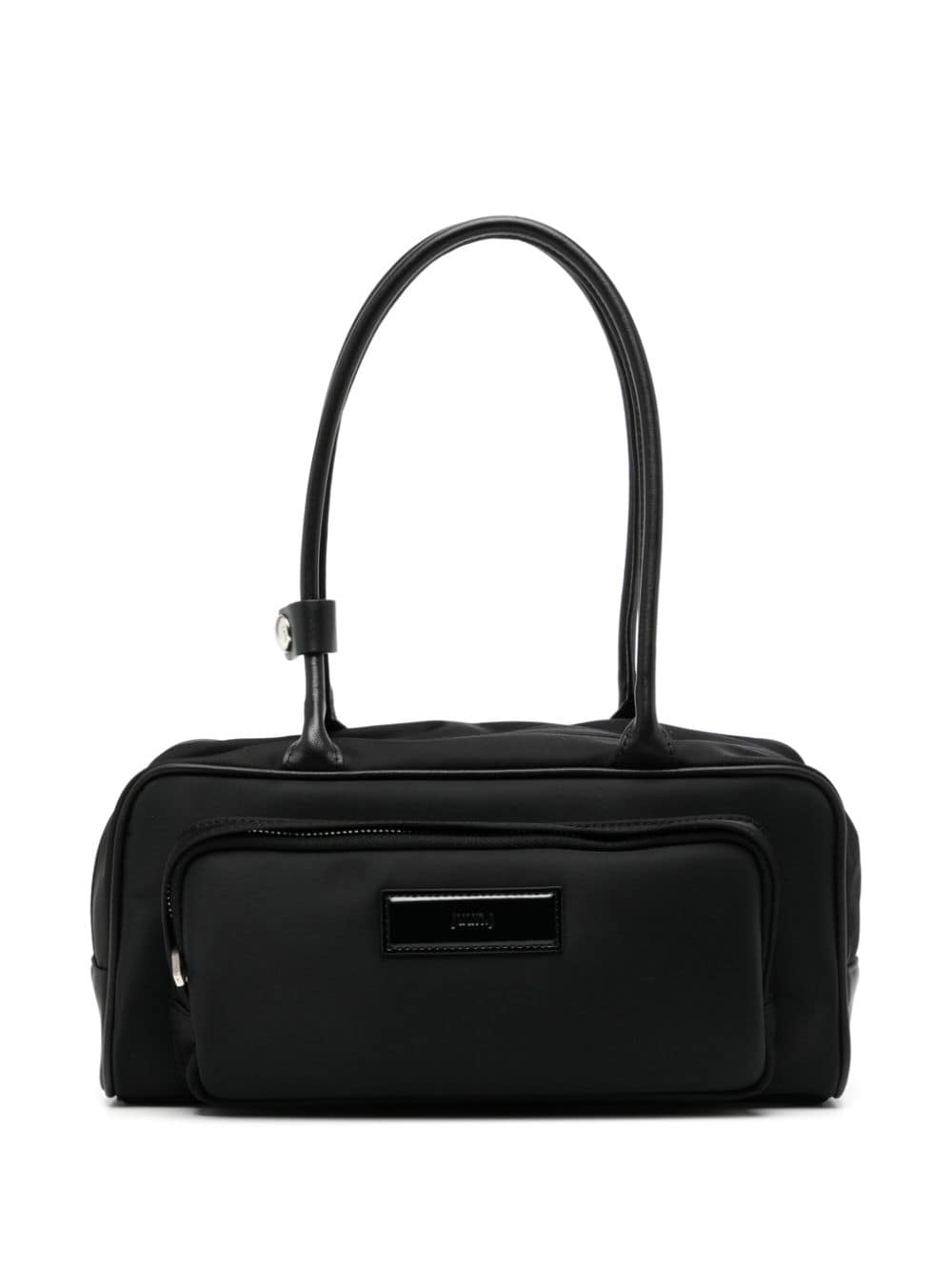 Juun.J logo-plaque shoulder bag - Black von Juun.J