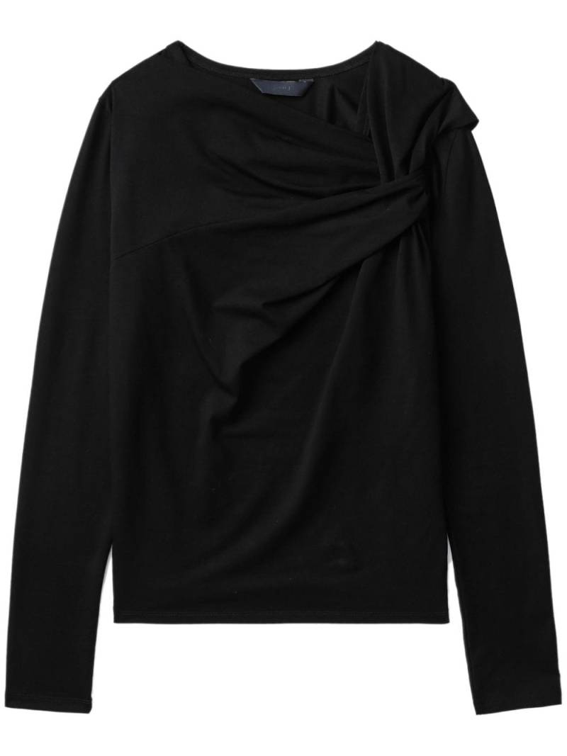 Juun.J long sleeve blouse - Black von Juun.J