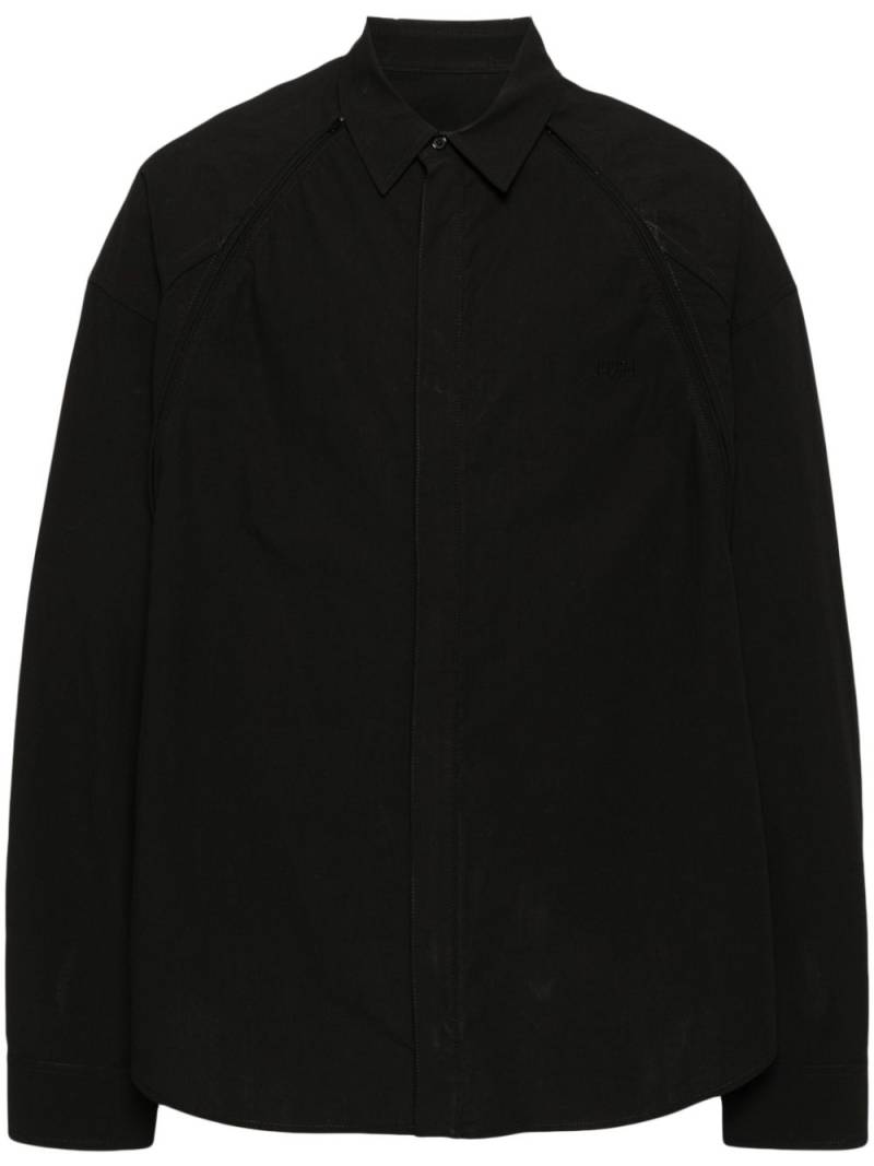 Juun.J loose-fit sleeve-detachable shirt - Black von Juun.J