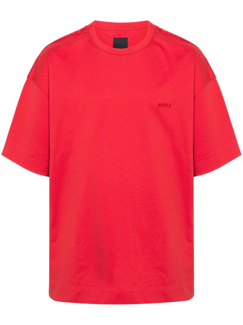 Juun.J photograph-print cotton T-shirt - Red von Juun.J