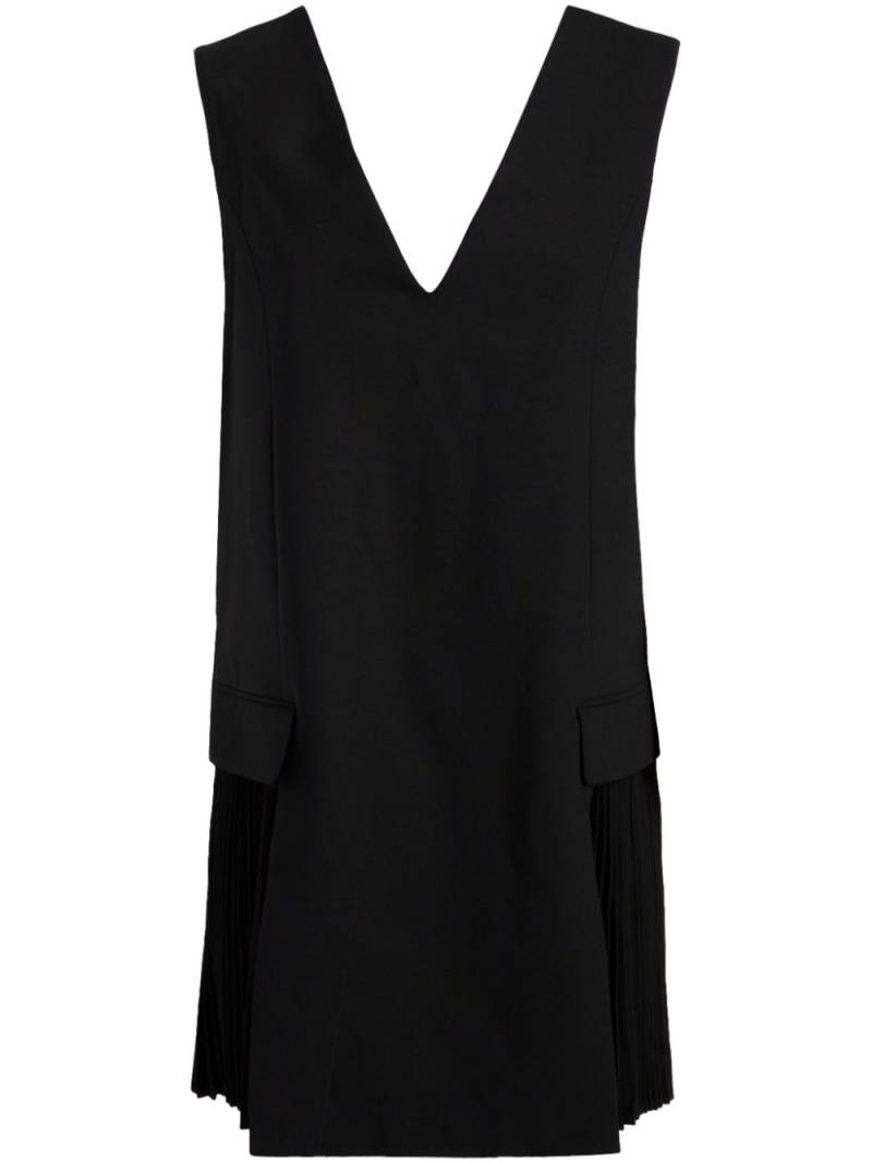 Juun.J pleat-detail dress - Black von Juun.J