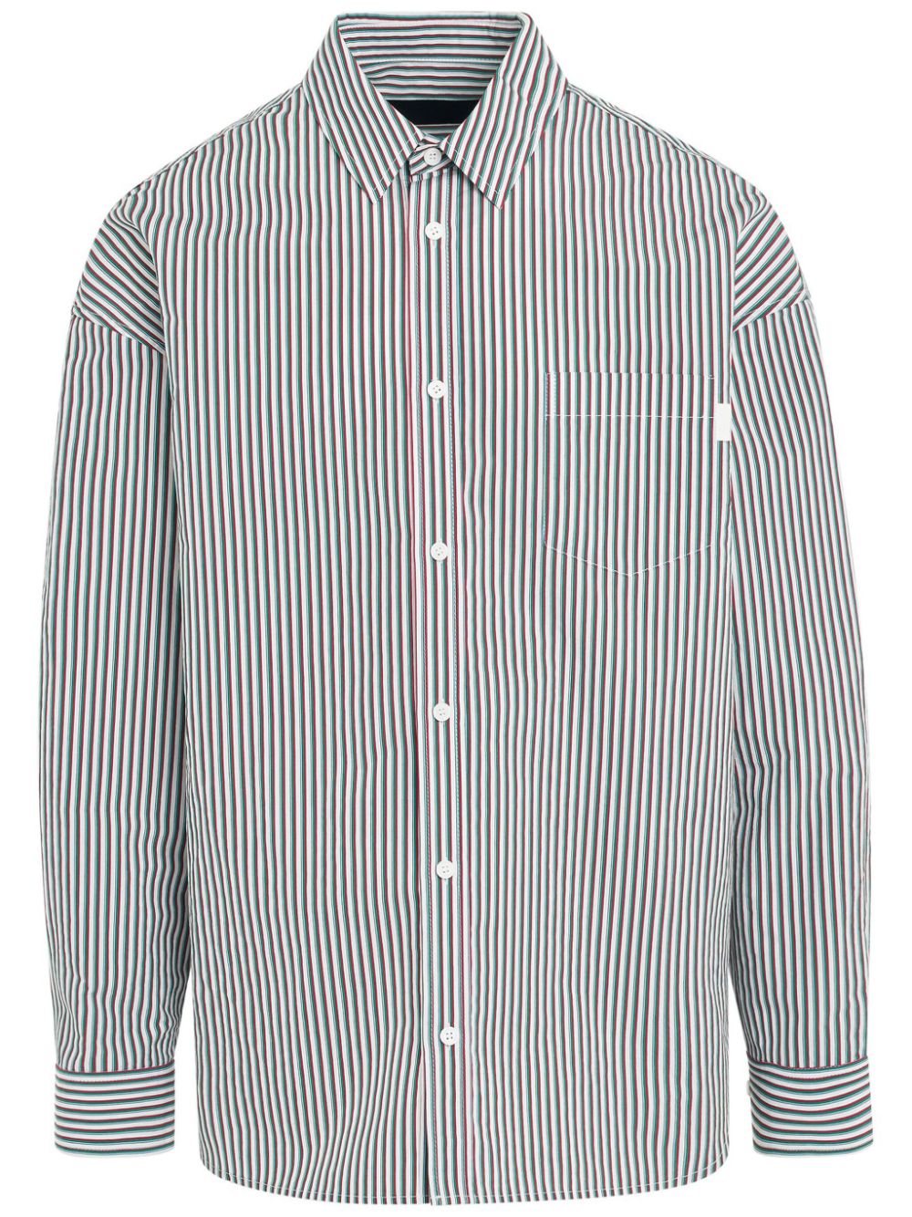 Juun.J striped shirt - White von Juun.J