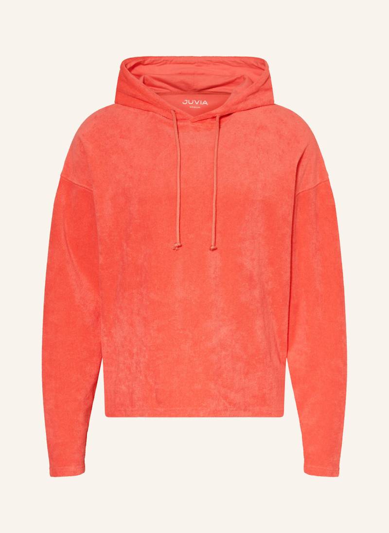 Juvia Frottee-Hoodie Jason pink von Juvia