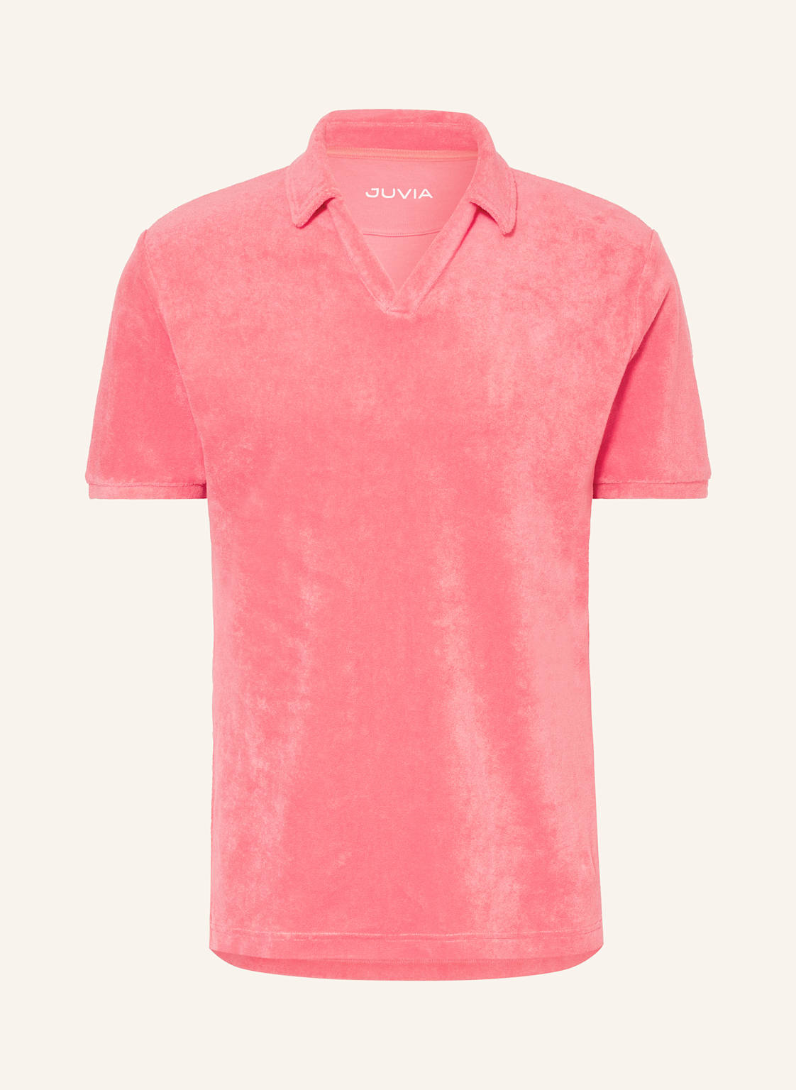 Juvia Frottee-Poloshirt pink Juvia Frottee-Poloshirt pink von Juvia