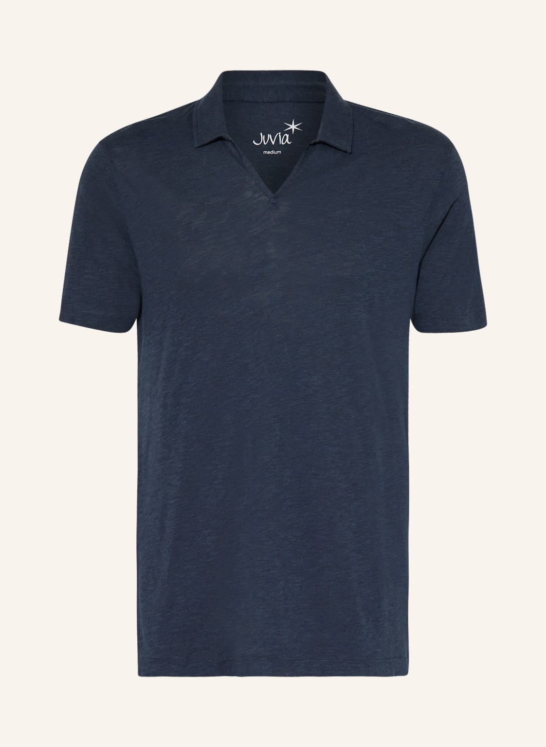 Juvia Jersey-Poloshirt Finbar blau von Juvia