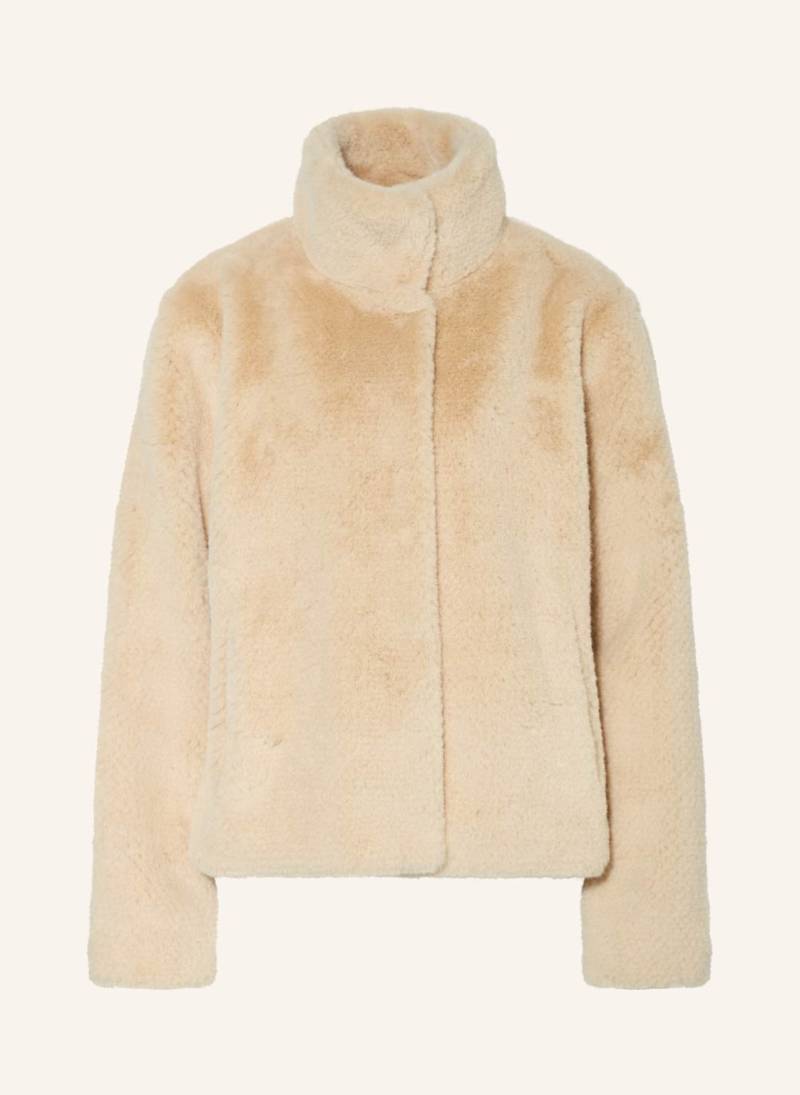 Juvia Kunstfell-Jacke Matilda beige von Juvia