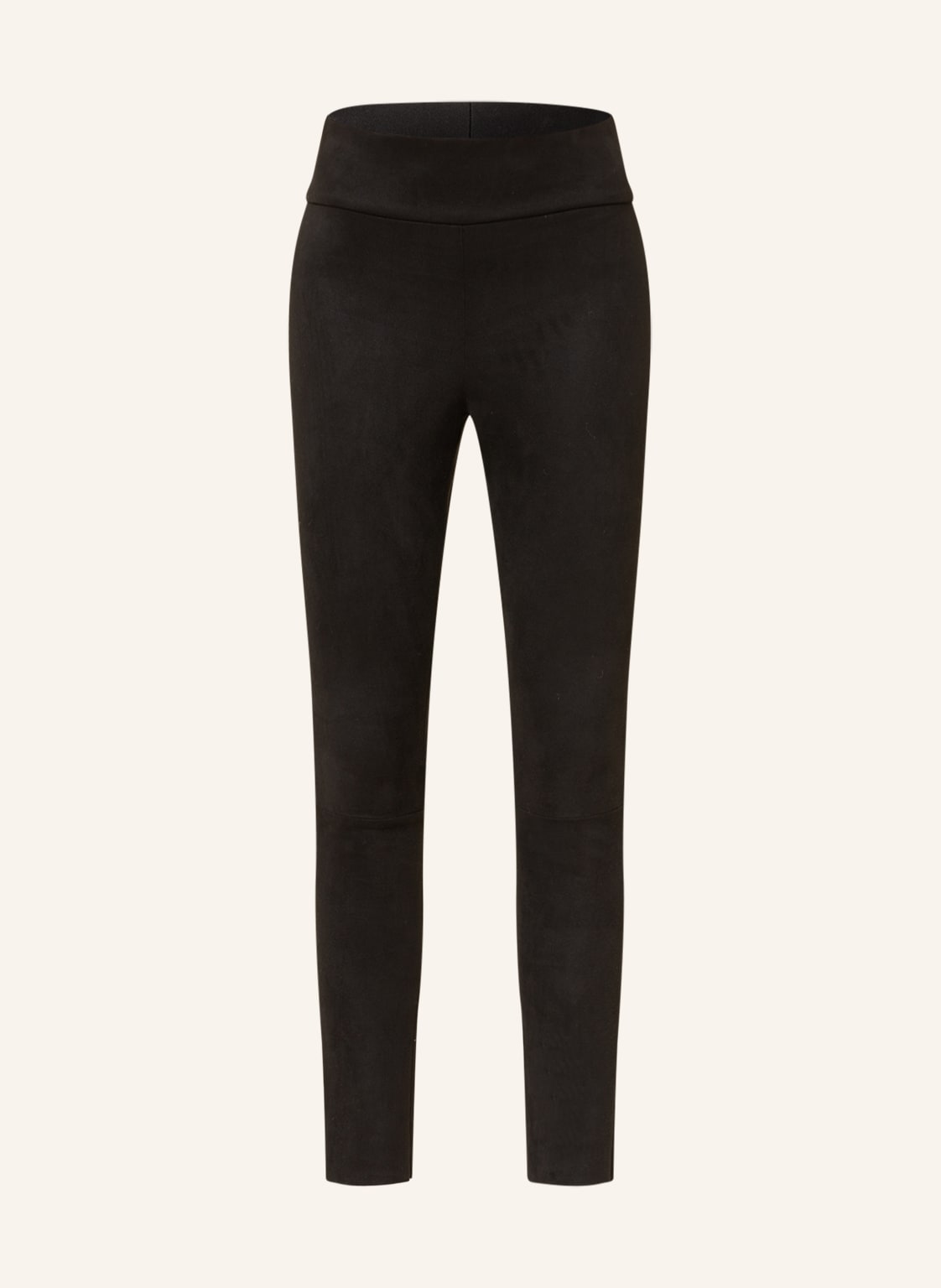 Juvia Leggings In Lederoptik schwarz von Juvia