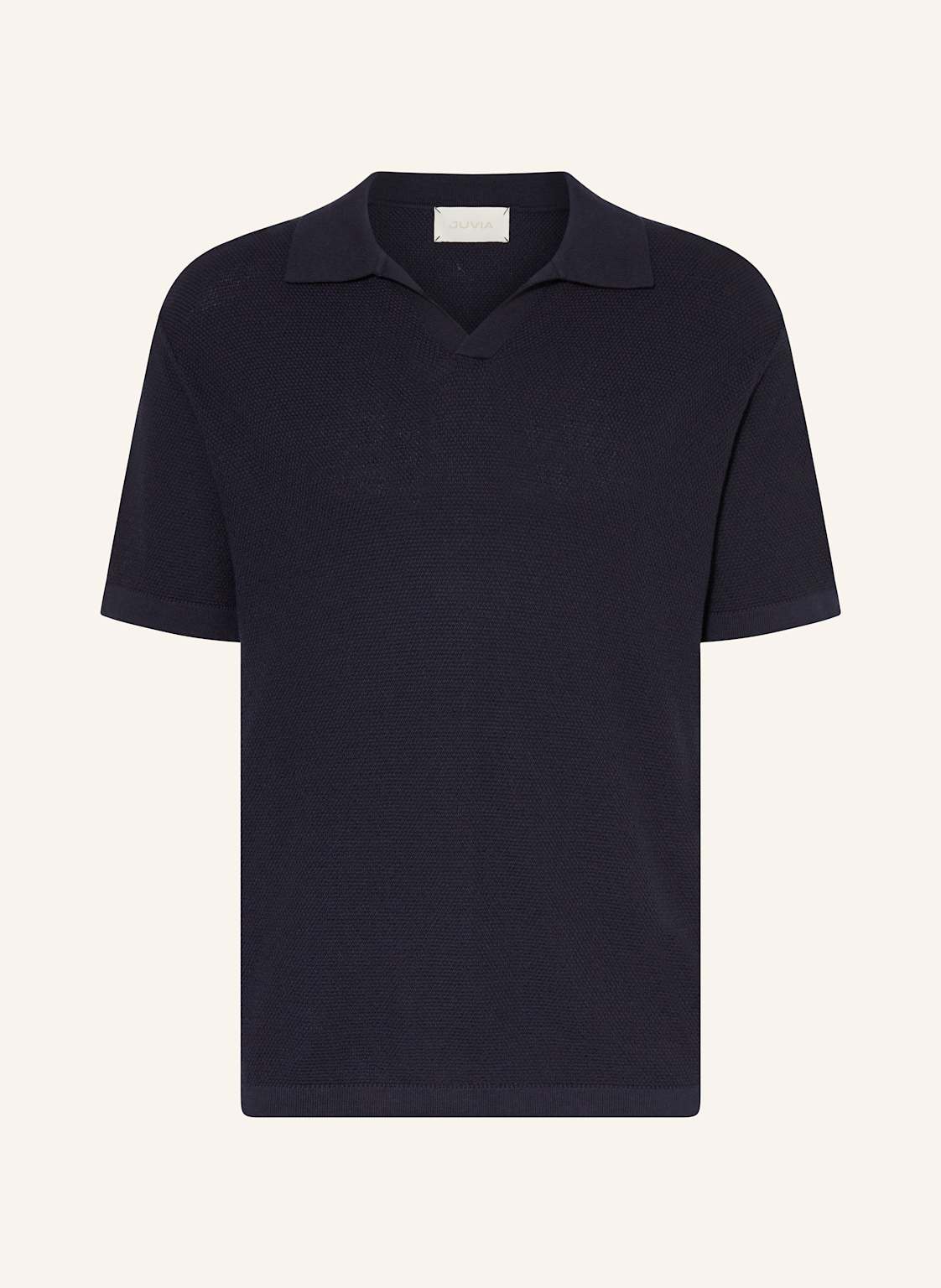 Juvia Piqué-Poloshirt Jacob blau von Juvia