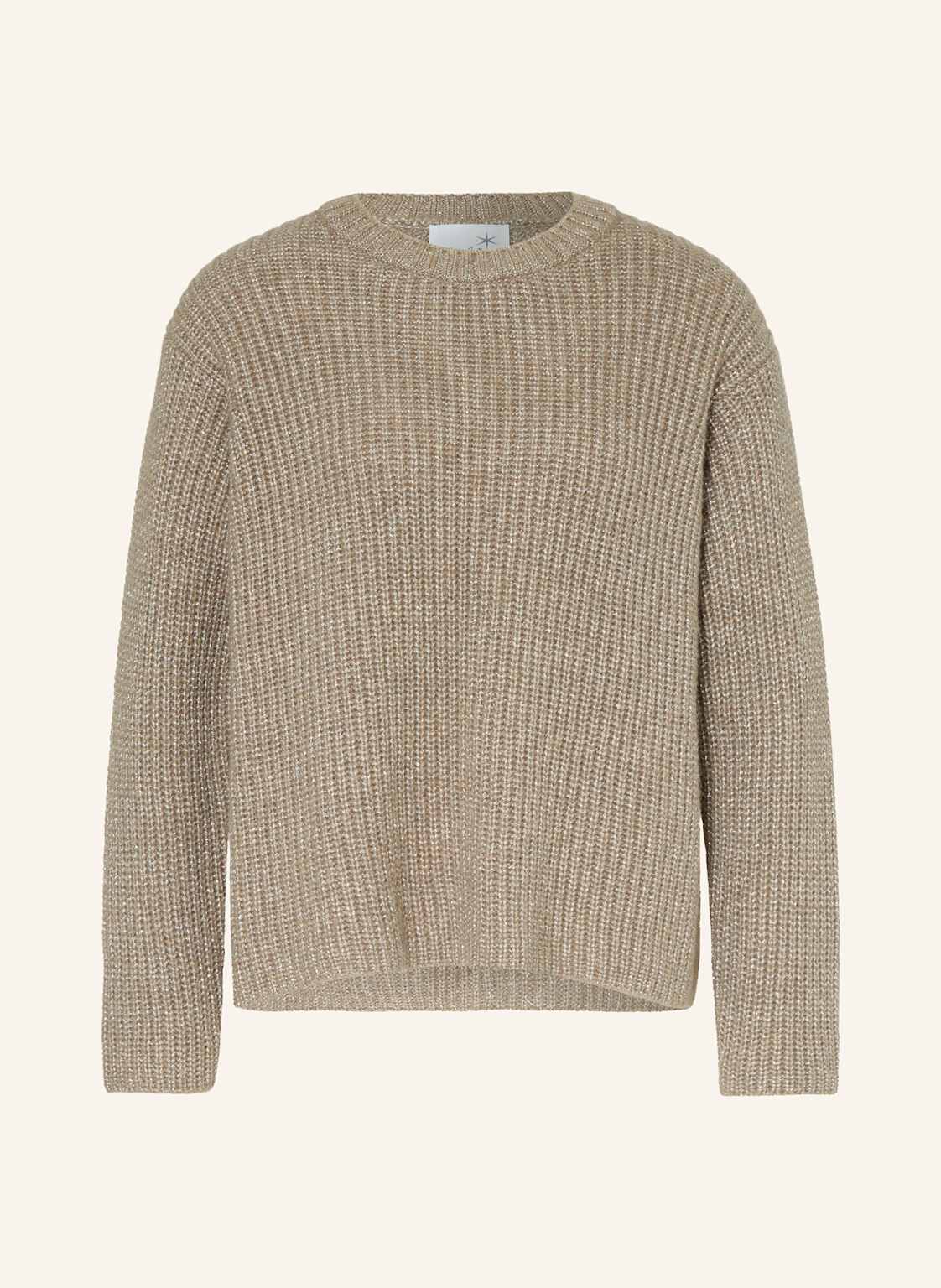 Juvia Pullover Annalena Mit Glitzergarn beige von Juvia