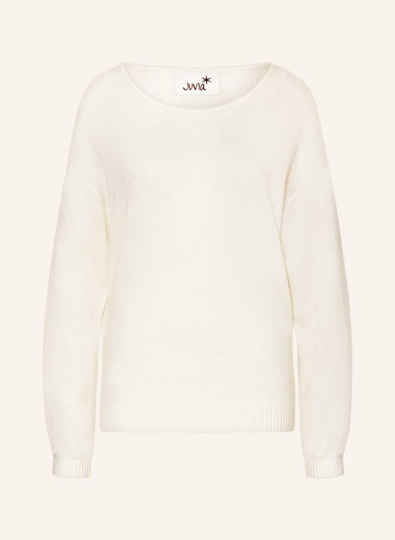 Juvia Pullover Nele weiss von Juvia