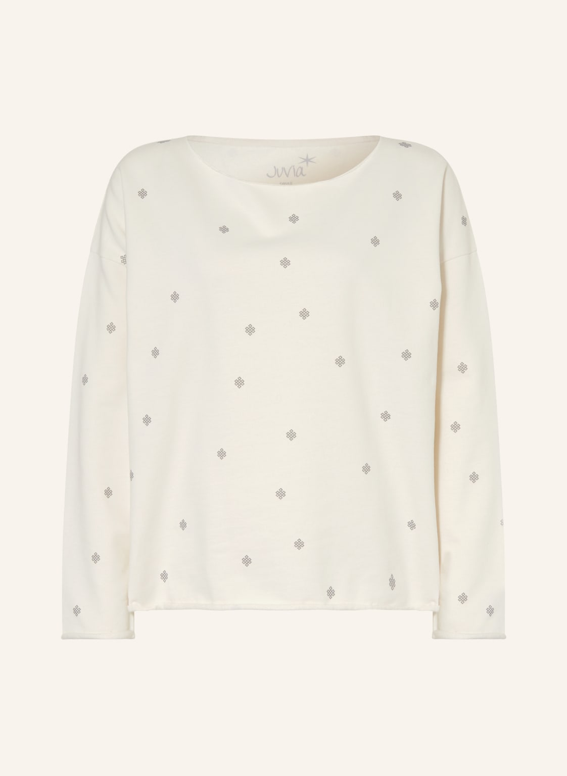 Juvia Sweatshirt Judi weiss von Juvia