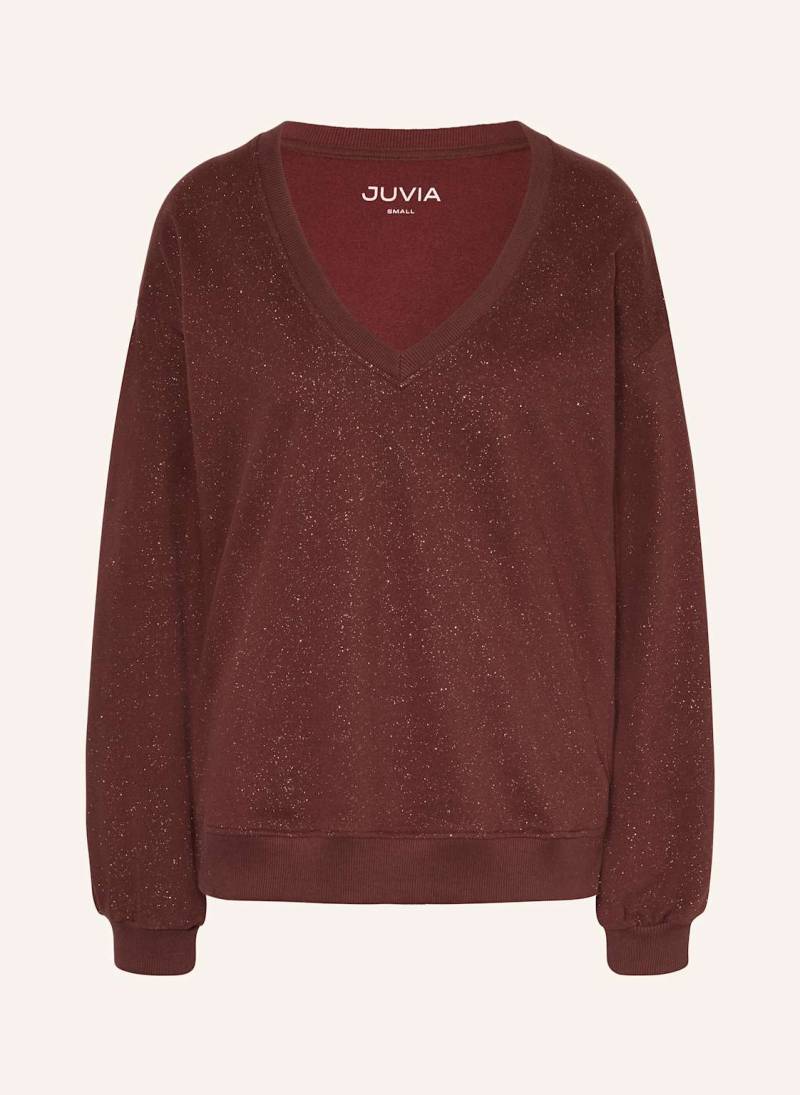 Juvia Sweatshirt Lea rot von Juvia