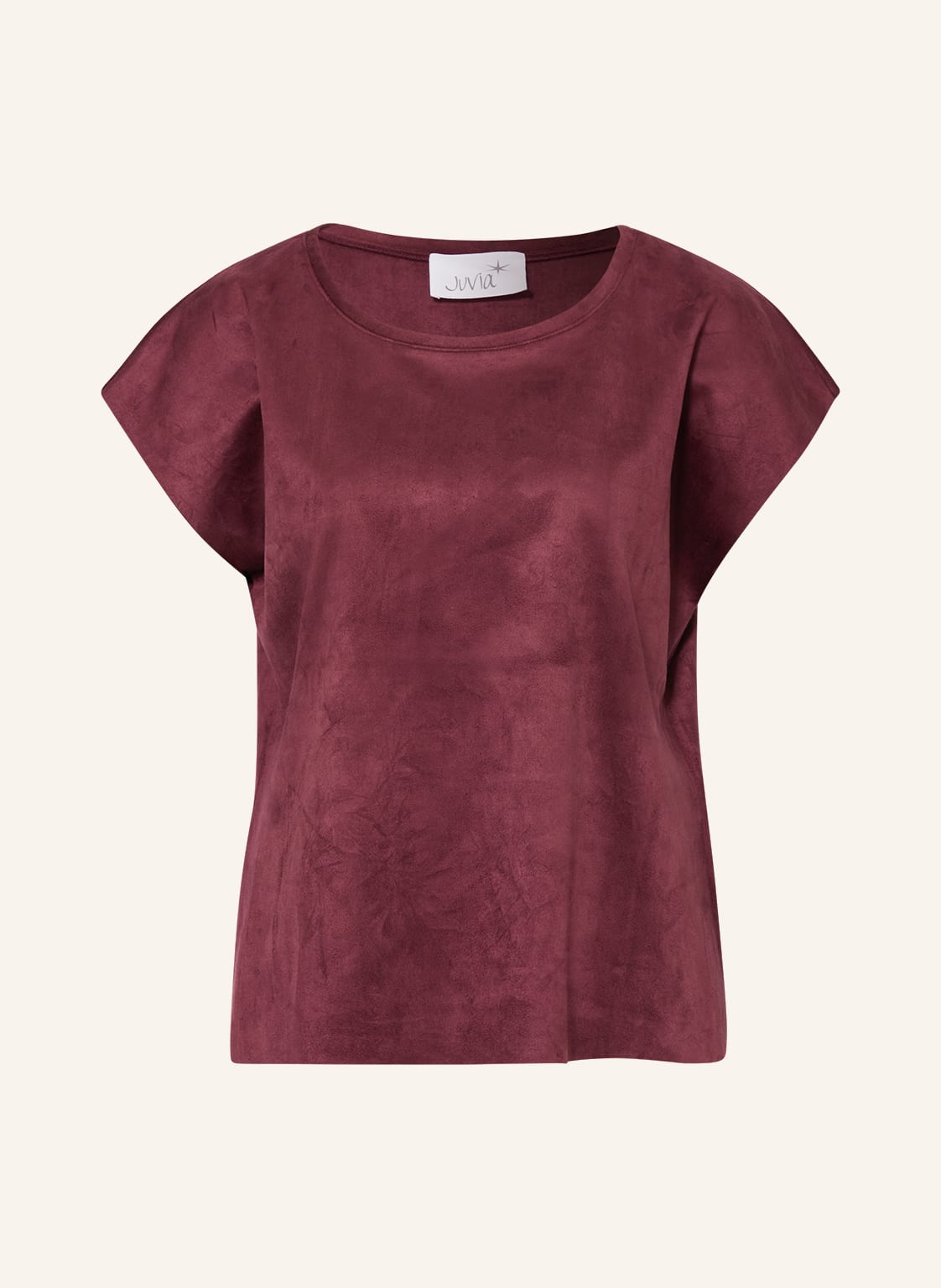 Juvia T-Shirt Alea In Lederoptik lila Juvia T-Shirt Alea In Lederoptik lila von Juvia