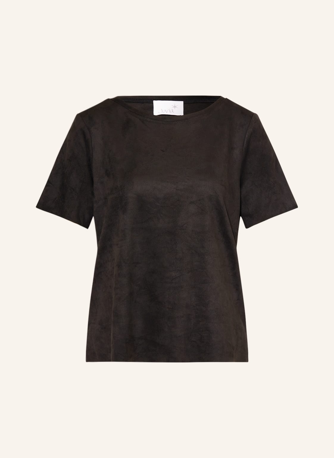 Juvia T-Shirt Belinda In Lederoptik schwarz Juvia T-Shirt Belinda In Lederoptik schwarz von Juvia