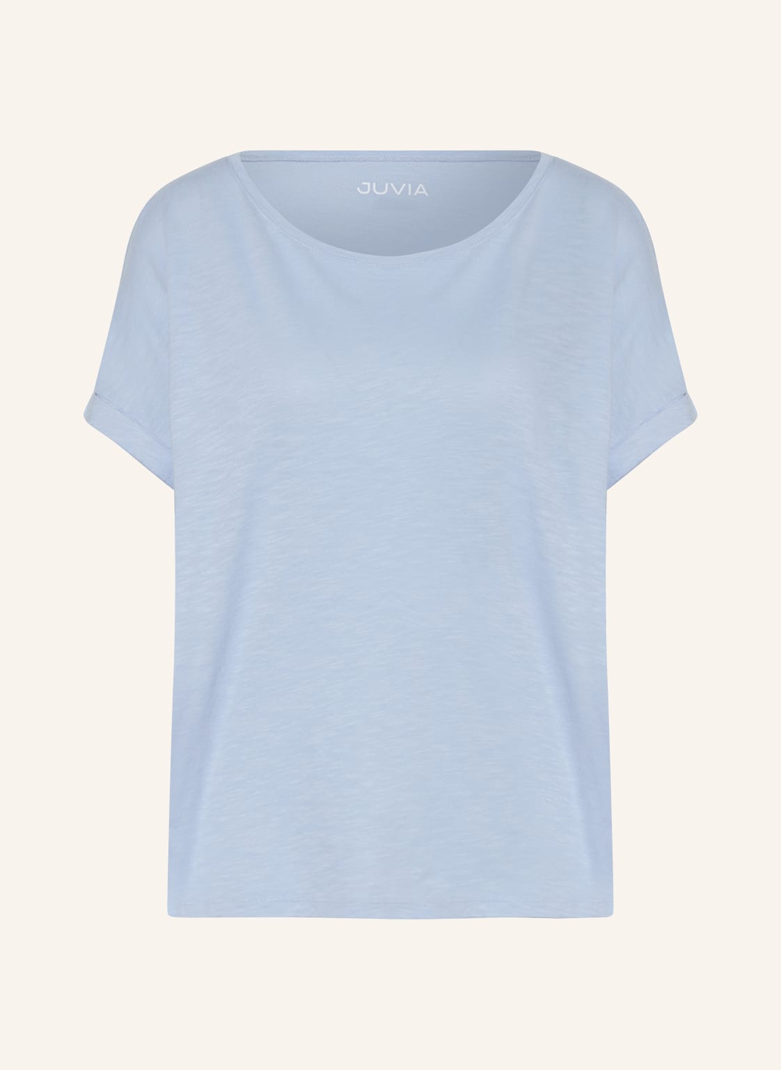 Juvia T-Shirt Slub blau von Juvia