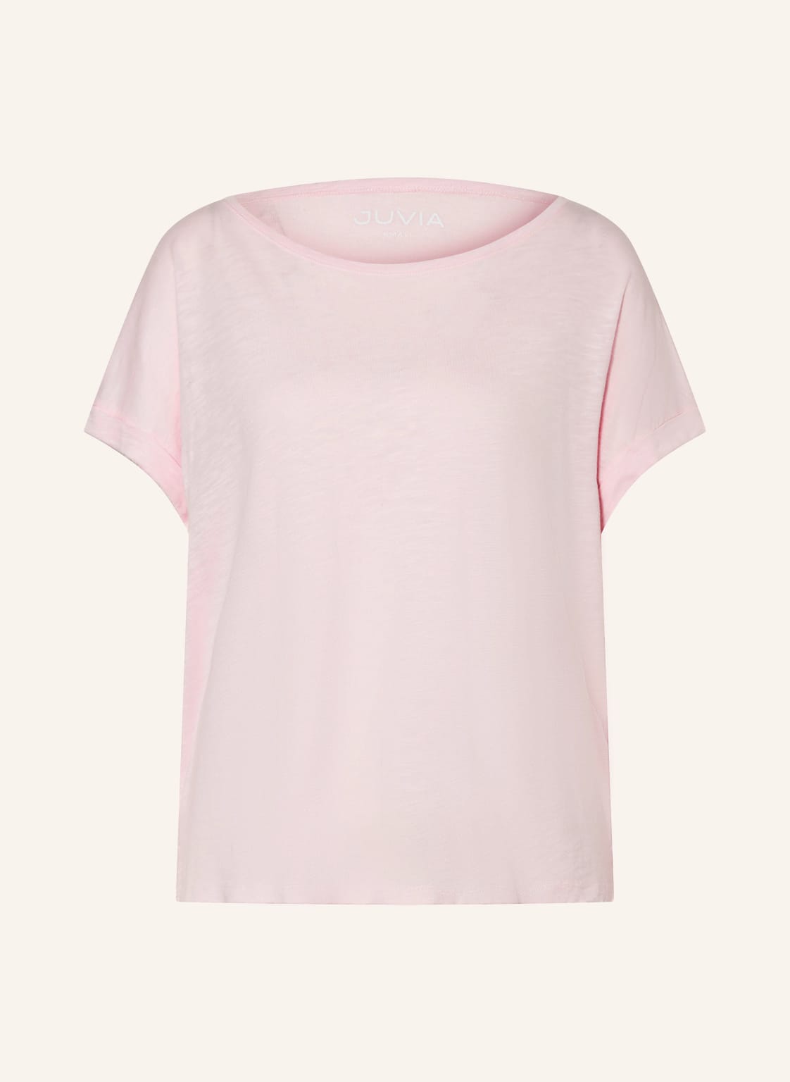 Juvia T-Shirt Slub rosa von Juvia