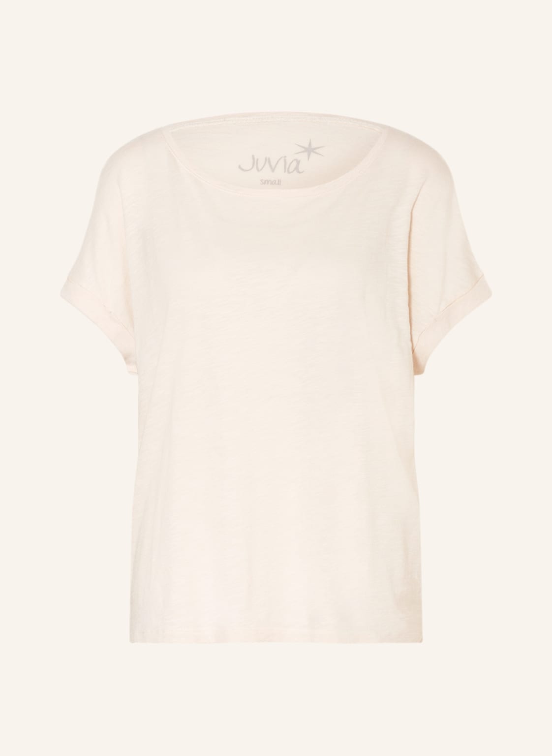 Juvia T-Shirt Slub weiss von Juvia