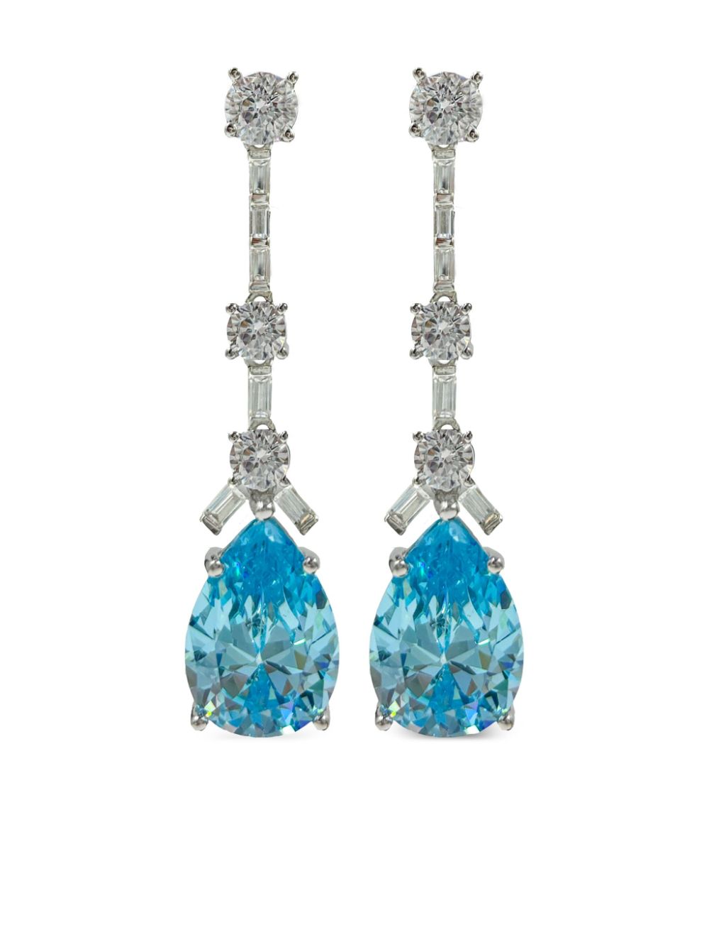 Juwelina Paris Aquamarine Drift drop earrings - Blue von Juwelina Paris