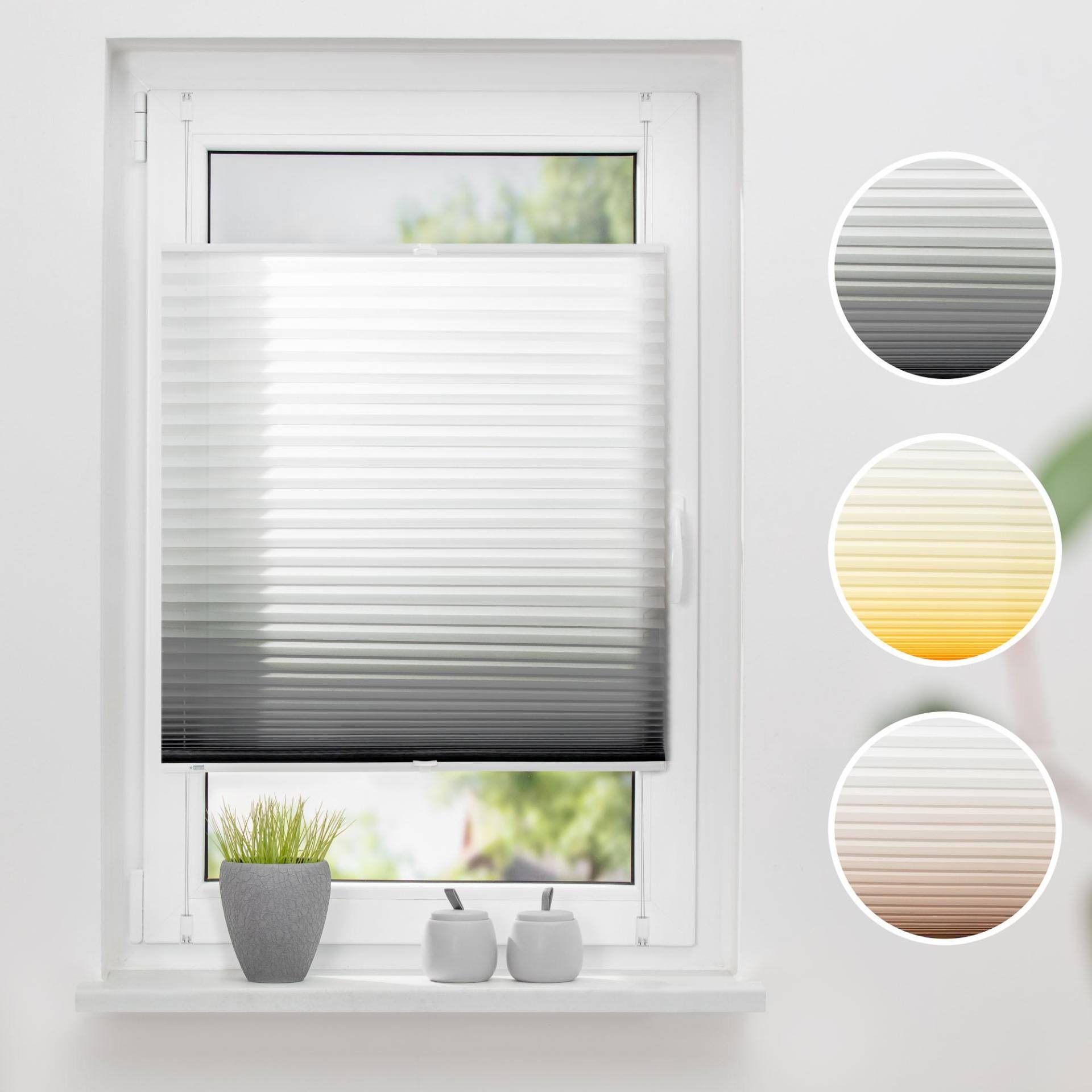 K-HOME Plissee »Farbverlauf«, Lichtschutz, ohne Bohren, verspannt K-HOME Plissee »Farbverlauf«, Lichtschutz, ohne Bohren, verspannt von K-HOME