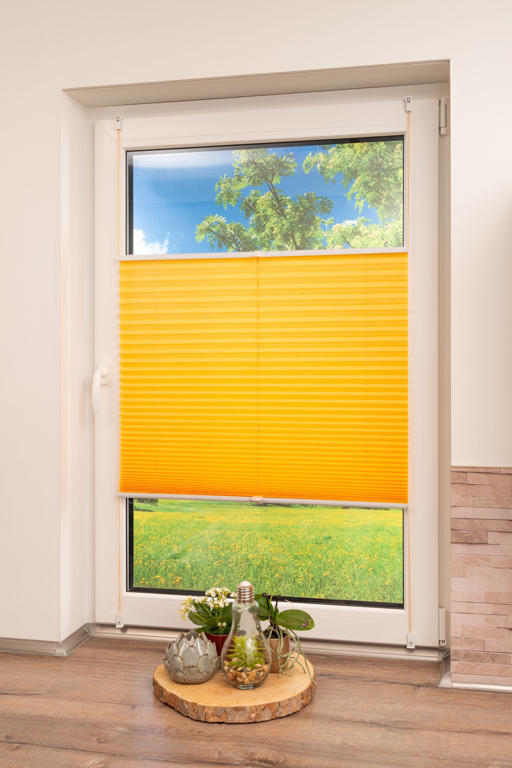 K-HOME Plissee »Klemmfix Pisa«, Lichtschutz, ohne Bohren, verspannt, Crushed-Optik K-HOME Plissee »Klemmfix Pisa«, Lichtschutz, ohne Bohren, verspannt, Crushed-Optik von K-HOME