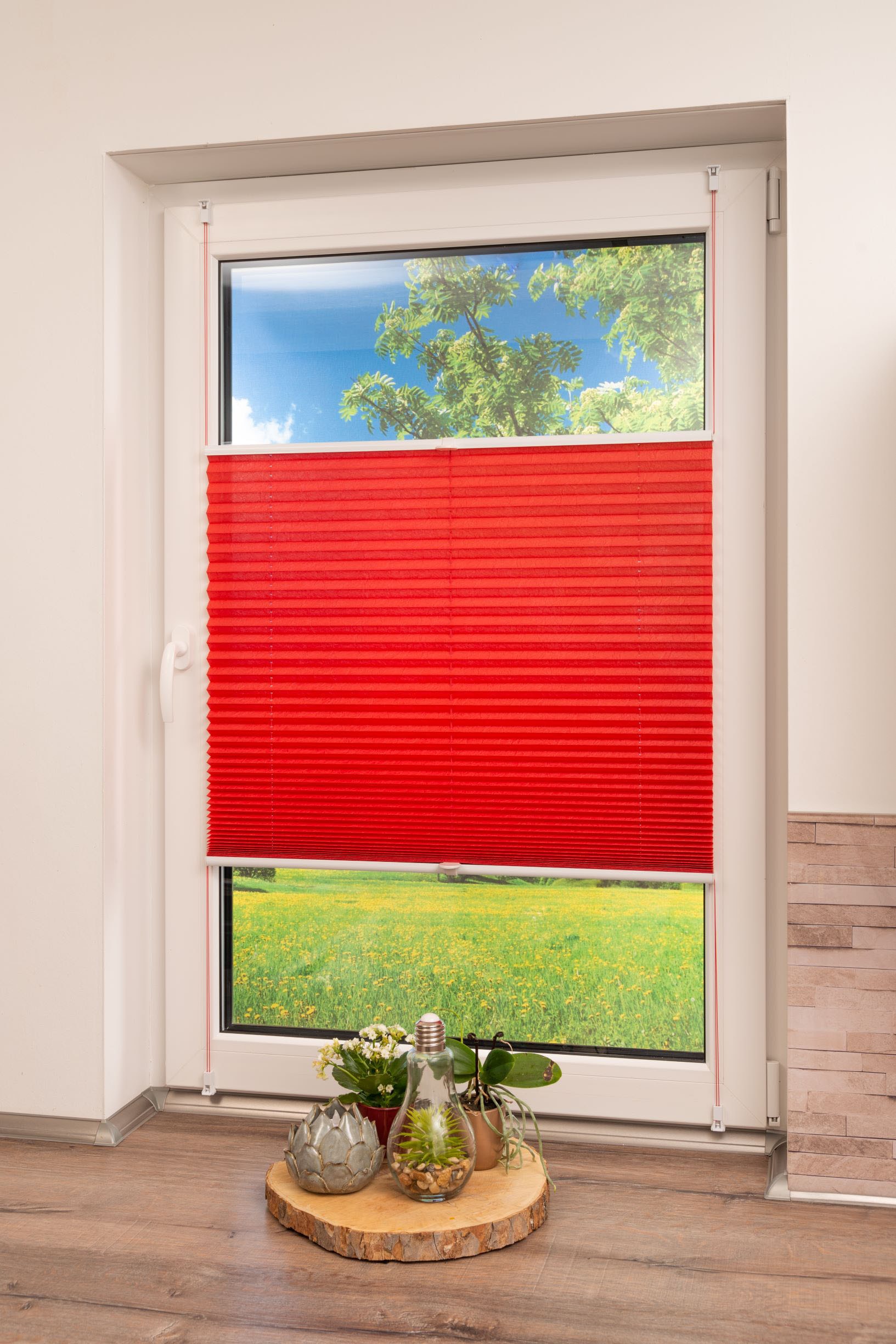 K-HOME Plissee »Klemmfix Pisa«, Lichtschutz, ohne Bohren, verspannt, Crushed-Optik K-HOME Plissee »Klemmfix Pisa«, Lichtschutz, ohne Bohren, verspannt, Crushed-Optik von K-HOME
