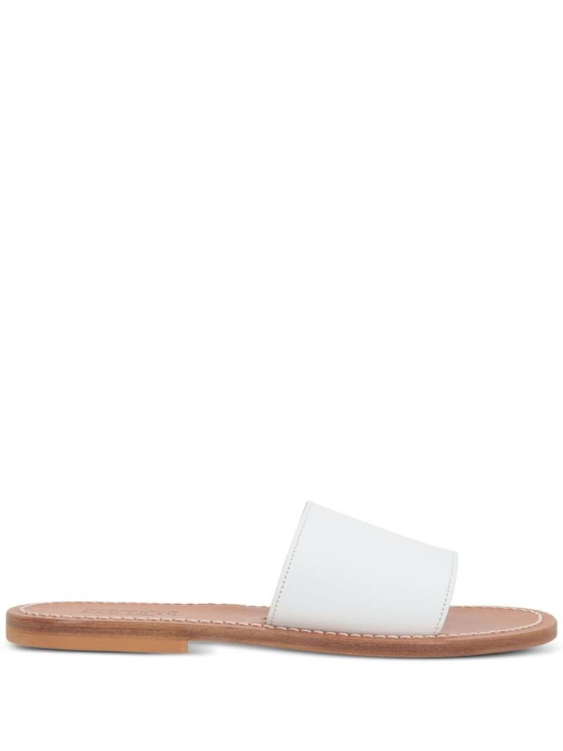 K. Jacques Capri leather sandals - White von K. Jacques