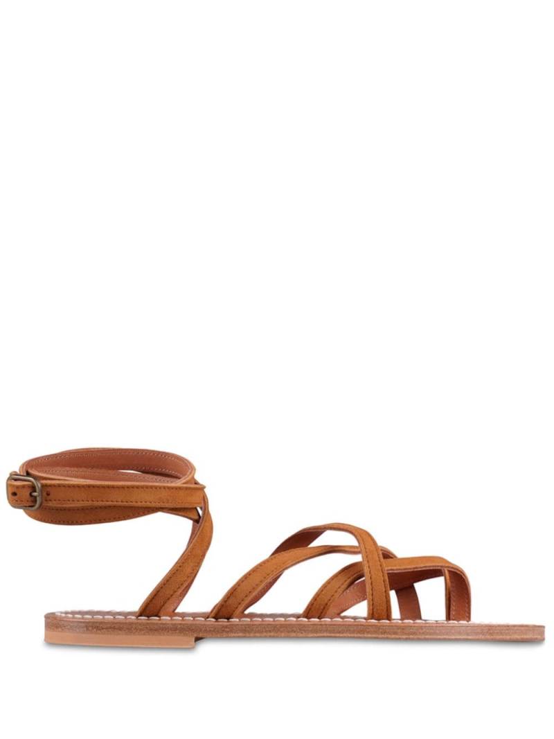 K. Jacques Zeno leather sandals - Brown von K. Jacques