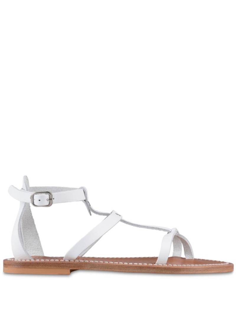 K. Jacques ankle-buckle leather sandals - White von K. Jacques